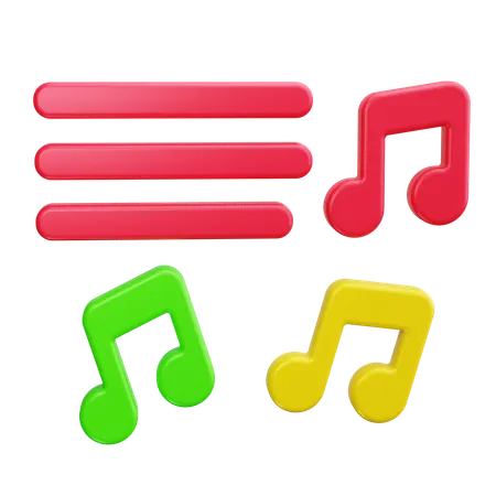 Music Note  3D Icon