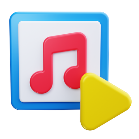 Music Note  3D Icon