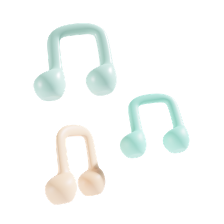 Music Note  3D Icon