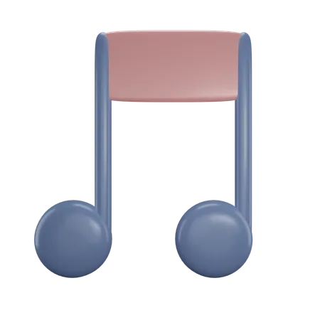 Music Note  3D Icon