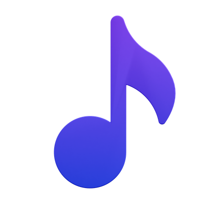 Music Note  3D Icon