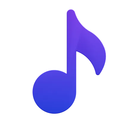 Music Note  3D Icon