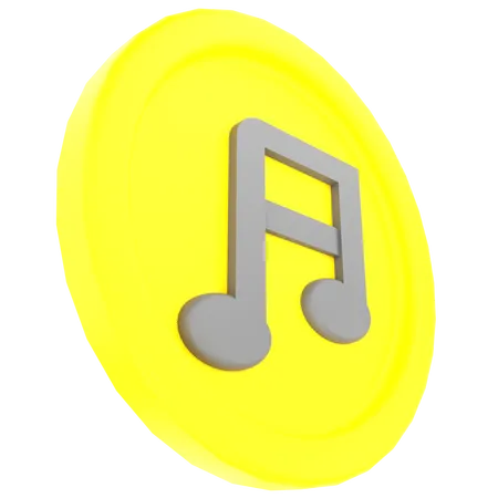 Music Note  3D Icon