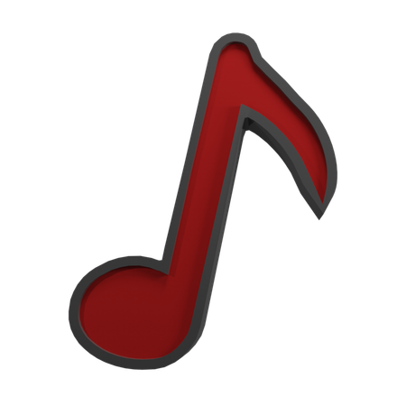 Music Note  3D Icon