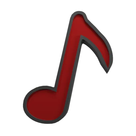 Music Note  3D Icon