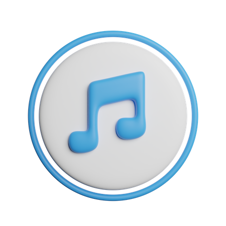 Music Note  3D Icon