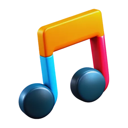Music Note  3D Icon