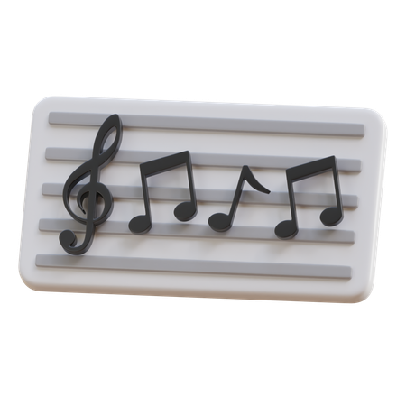 Music Note  3D Icon