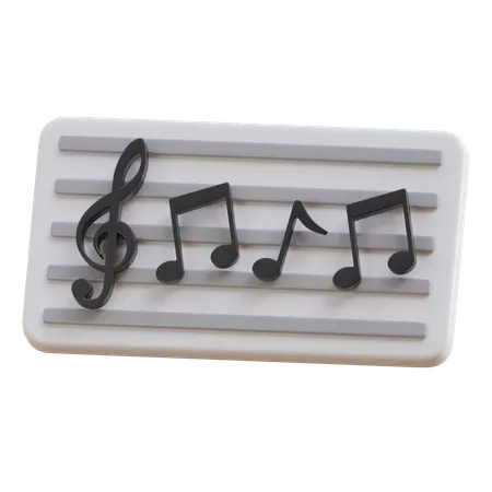 Music Note  3D Icon