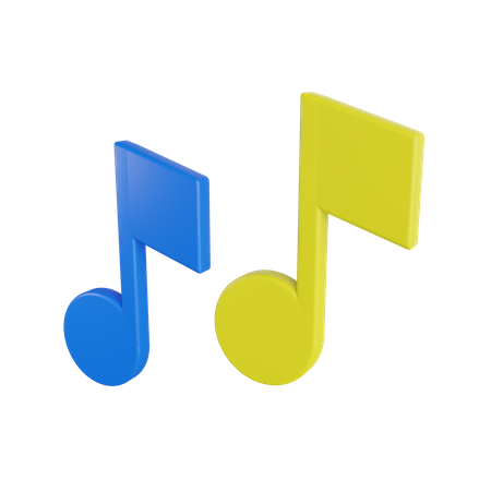 Music Note  3D Icon