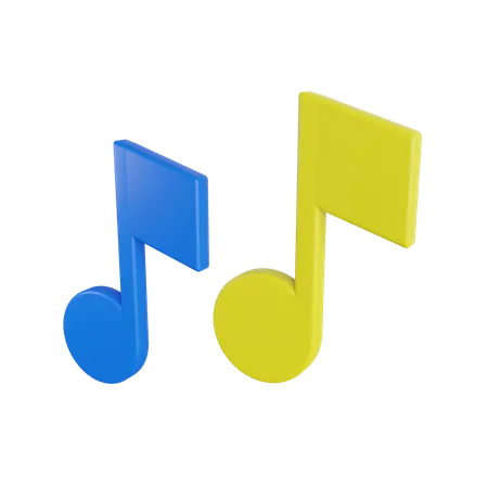 Music Note  3D Icon