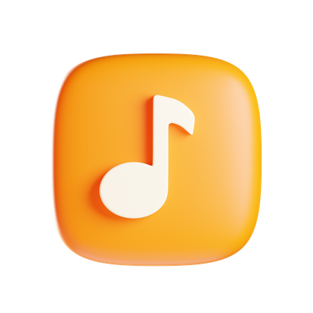 Music Note  3D Icon