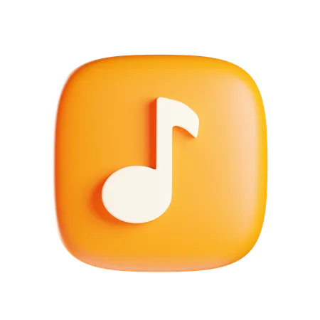 Music Note  3D Icon