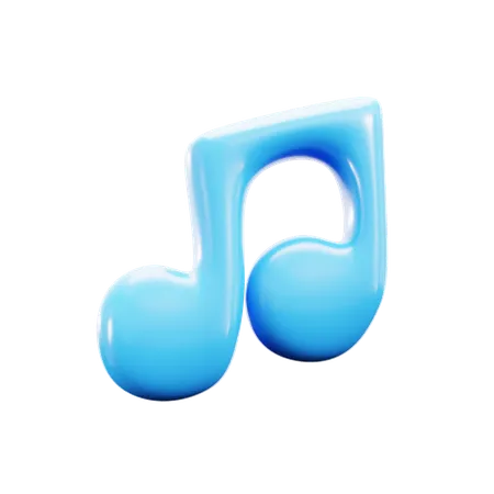 Music note  3D Icon