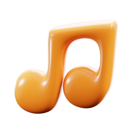 Music note  3D Icon