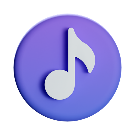 Music Note  3D Icon