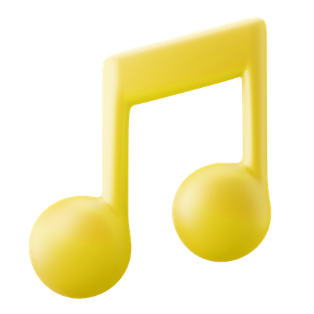 Music Note  3D Icon