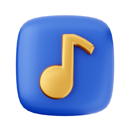 Music Note  3D Icon