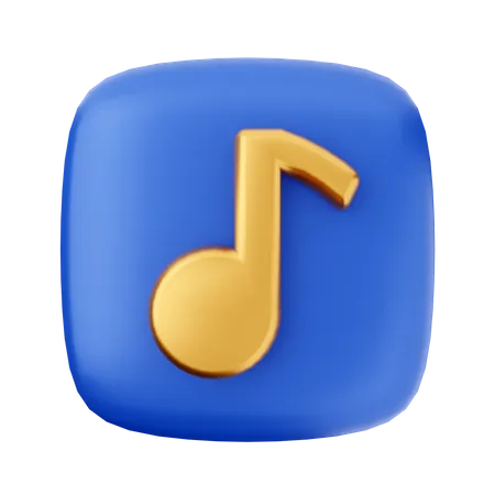 Music Note  3D Icon