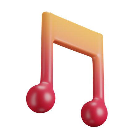 Music Note  3D Icon