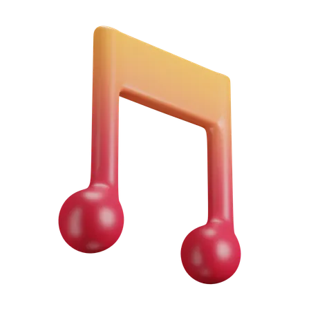 Music Note  3D Icon