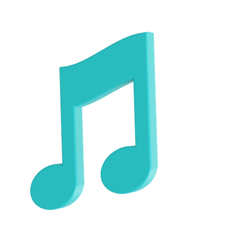 Music Note  3D Icon