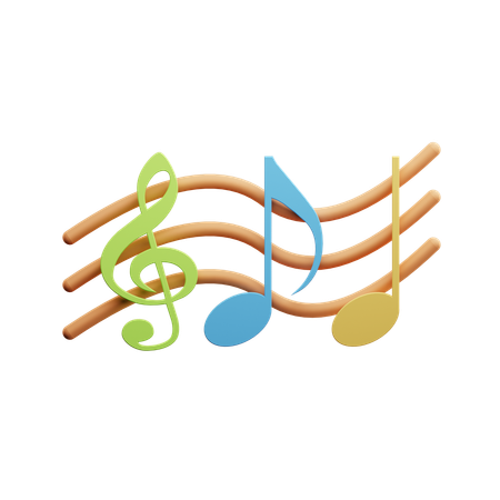 Music Note  3D Icon