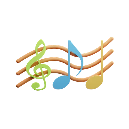 Music Note  3D Icon