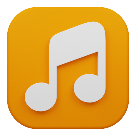 Music Note  3D Icon