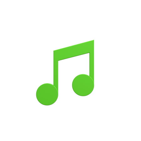 Music Note  3D Icon