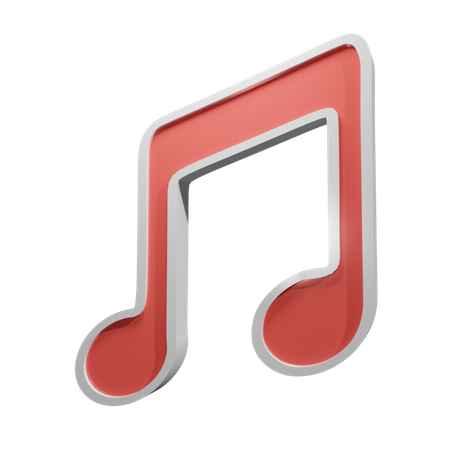 Music Note  3D Icon