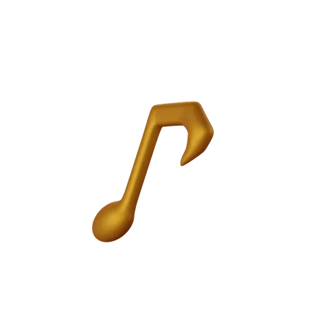 Music Note  3D Illustration