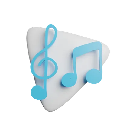 Music Note  3D Illustration