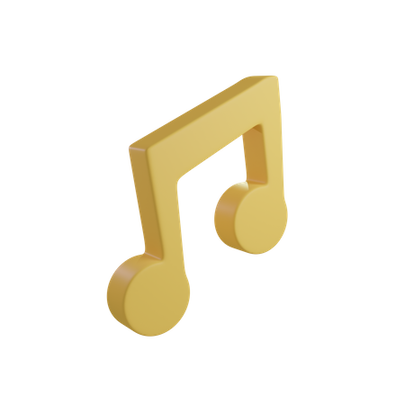 Music Note  3D Illustration