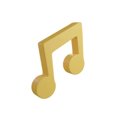 Music Note  3D Illustration