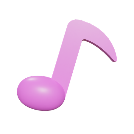 Music Note  3D Illustration