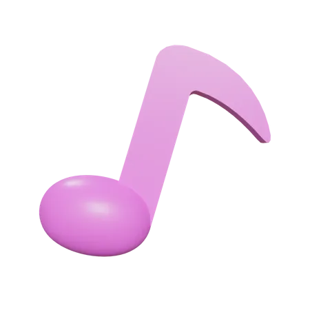 Music Note  3D Illustration