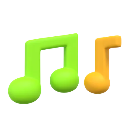 Music Note  3D Illustration