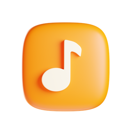 Music Note 3D Icon