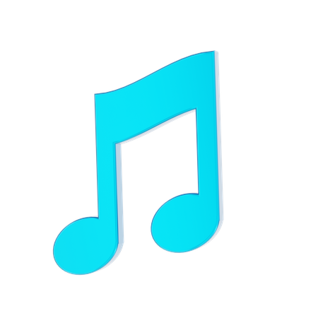 Music note  3D Icon
