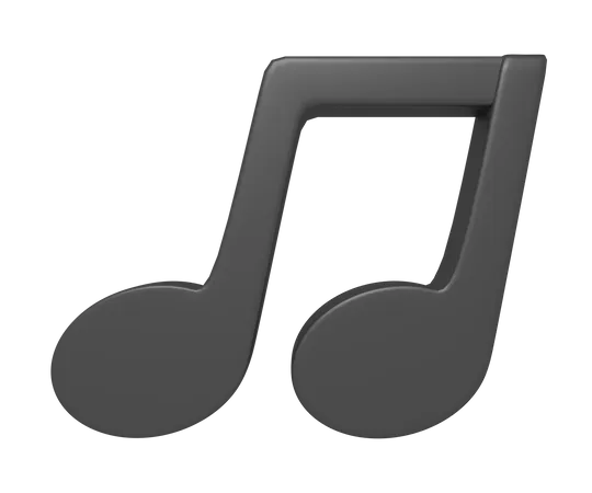 Music Player Notation 3D Icon