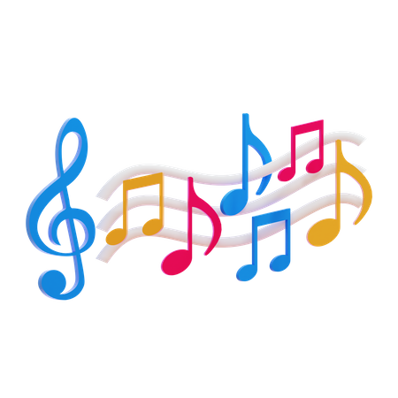 MUSIC NOTE  3D Icon