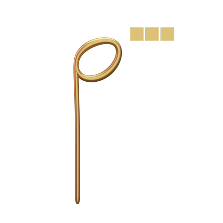 Music Note Gold  3D Icon