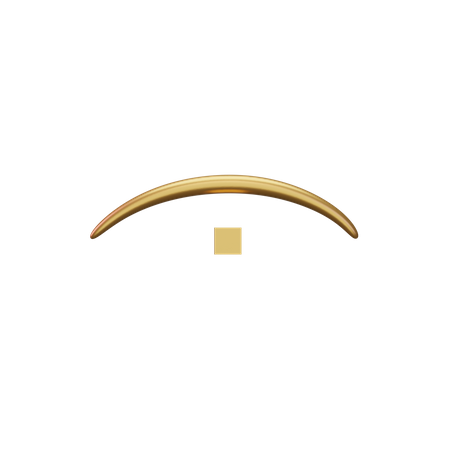 Music Note Gold  3D Icon