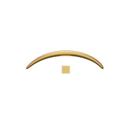 Music Note Gold  3D Icon