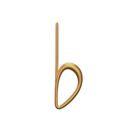 Music Note Gold  3D Icon