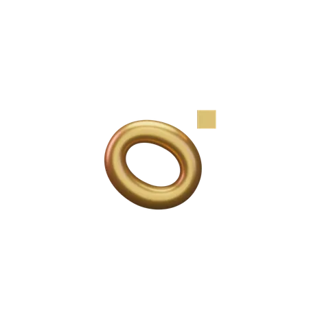 Music Note Gold  3D Icon