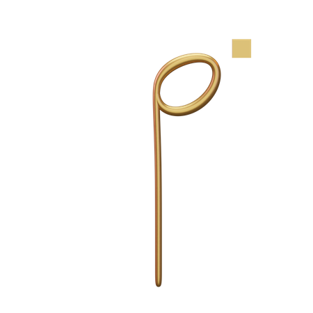 Music Note Gold  3D Icon