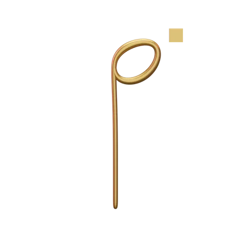 Music Note Gold  3D Icon