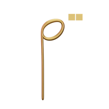 Music Note Gold  3D Icon